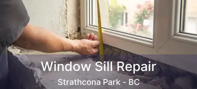  Window Sill Repair Strathcona Park - BC
