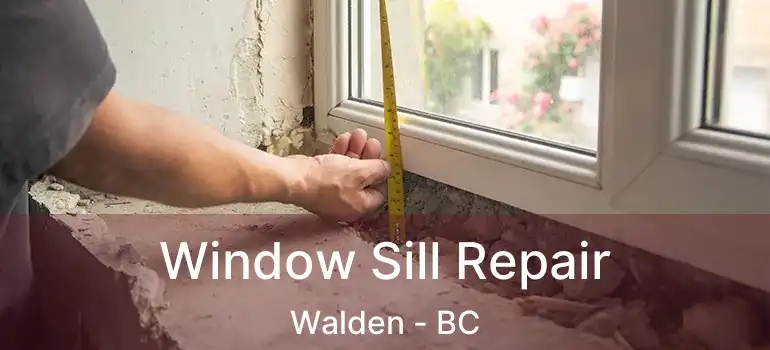  Window Sill Repair Walden - BC
