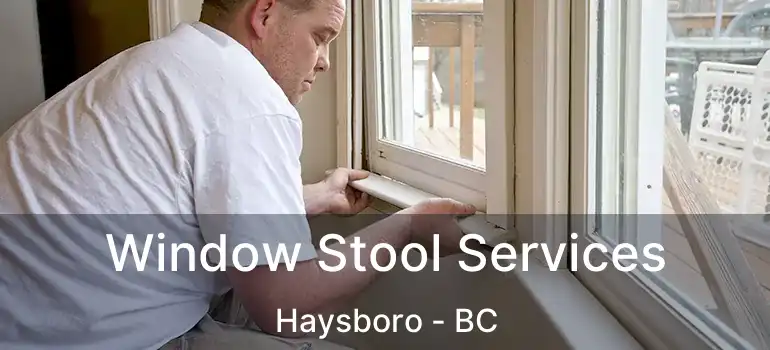  Window Stool Services Haysboro - BC