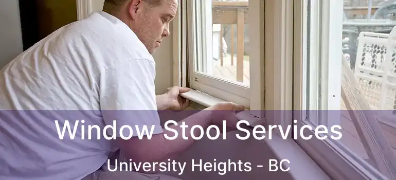  Window Stool Services University Heights - BC