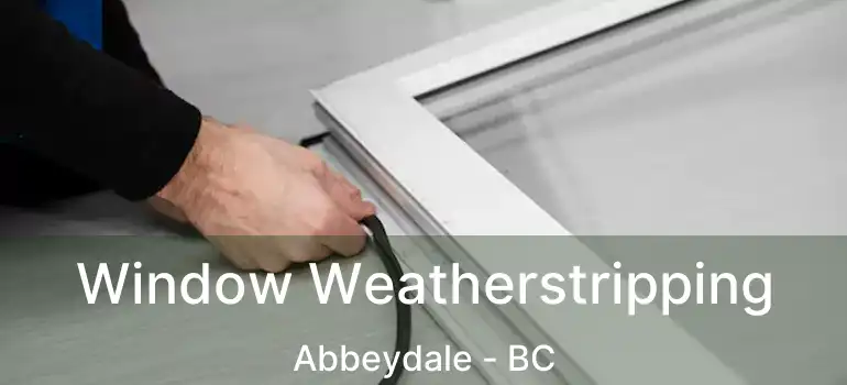  Window Weatherstripping Abbeydale - BC