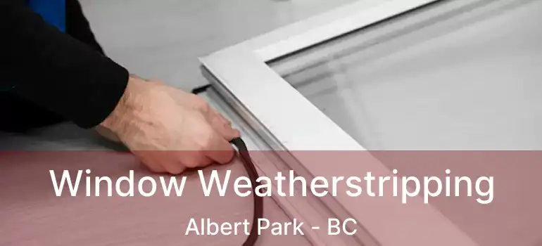  Window Weatherstripping Albert Park - BC