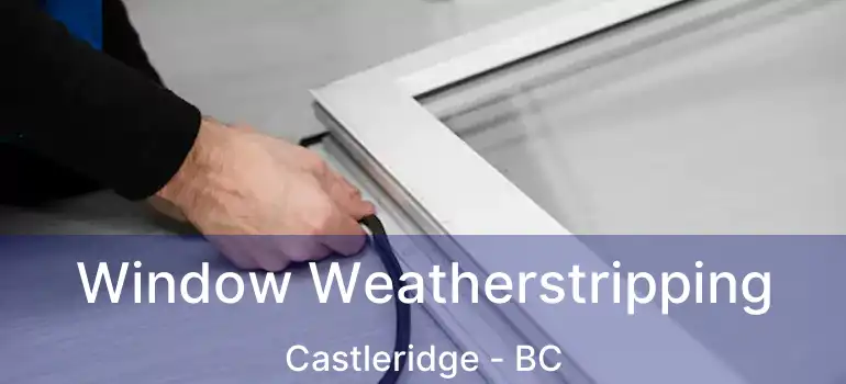  Window Weatherstripping Castleridge - BC