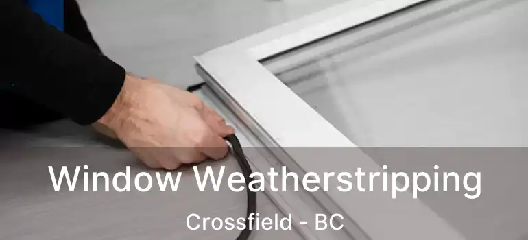  Window Weatherstripping Crossfield - BC