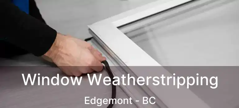  Window Weatherstripping Edgemont - BC
