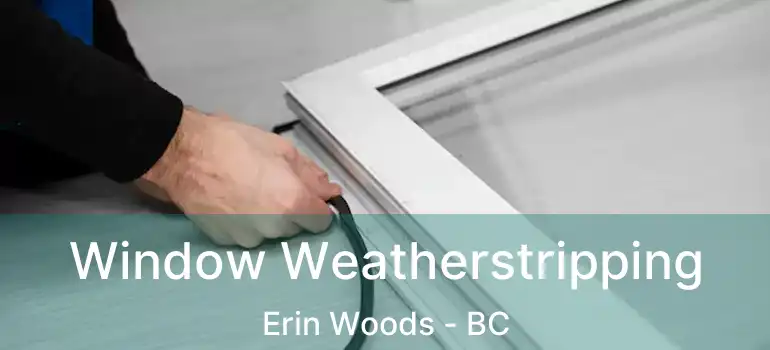  Window Weatherstripping Erin Woods - BC