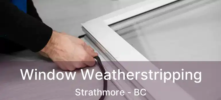  Window Weatherstripping Strathmore - BC