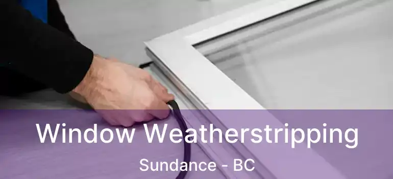  Window Weatherstripping Sundance - BC