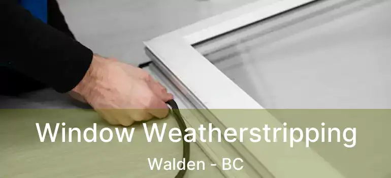  Window Weatherstripping Walden - BC
