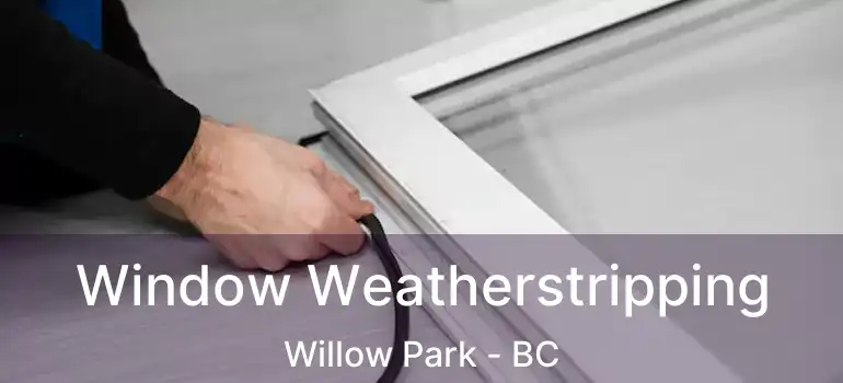  Window Weatherstripping Willow Park - BC