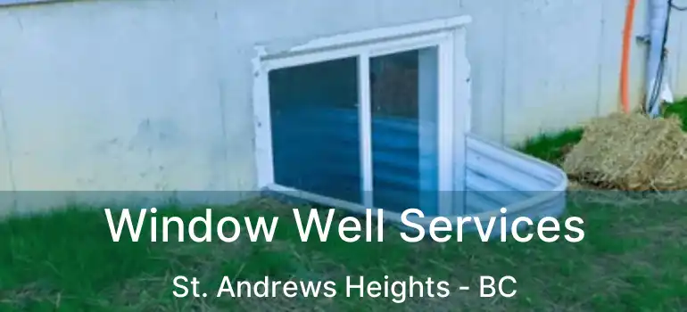  Window Well Services St. Andrews Heights - BC