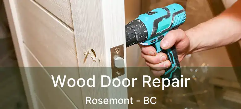  Wood Door Repair Rosemont - BC
