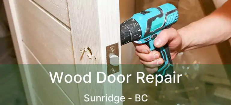  Wood Door Repair Sunridge - BC