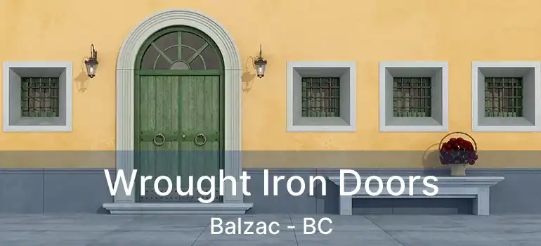 Wrought Iron Doors Balzac - BC