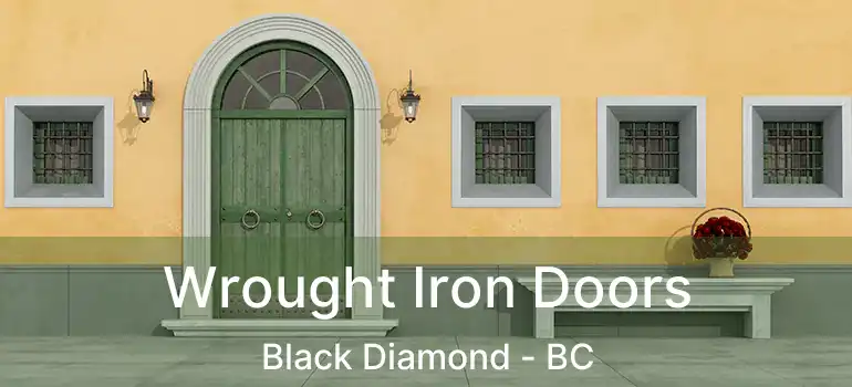  Wrought Iron Doors Black Diamond - BC