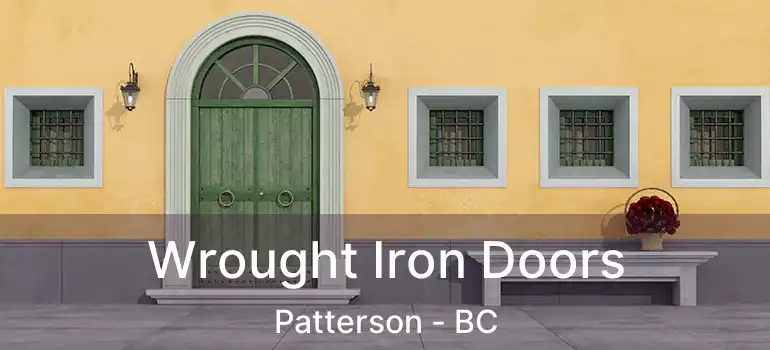  Wrought Iron Doors Patterson - BC