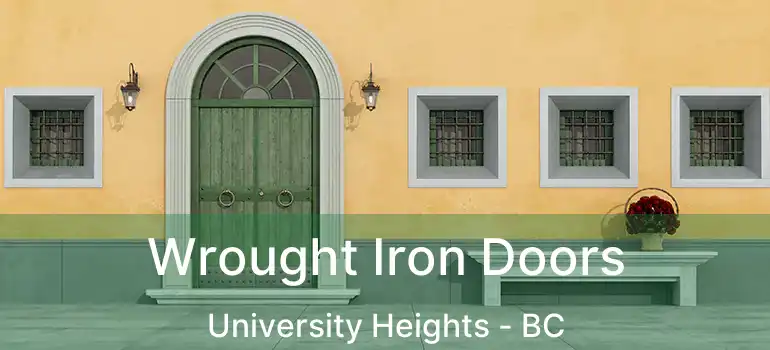  Wrought Iron Doors University Heights - BC